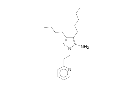 2-[2-(5-Amino-3-butyl-4-pentyl-1-pyrazolyl)ethyl]pyridine