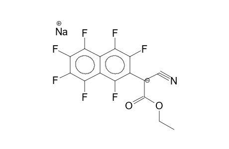 ETHYL 2-PERFLUORONAPHTHALENYL(CYANO)ACETATE, SODIUM SALT