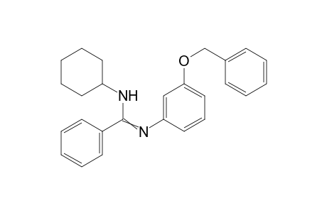 N'-(4-(Benzyloxy)phenyl)-N-cyclohexylbenzimidamide