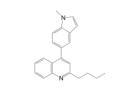 2-Butyl-4-(1-methyl-1H-indol-5-yl)quinoline