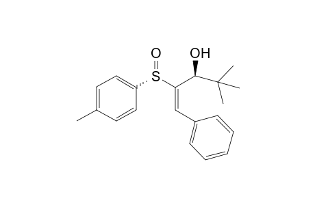 (3S)-(E)-4,4-Dimethyl-1-phenyl-2-[(S)-p-tolylsulfinyl]pent-1-en-3-ol