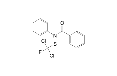 Benzamide, N-[(dichlorofluoromethyl)thio]-2-methyl-N-phenyl-