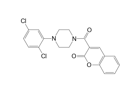 3-[4-(2,5-dichlorophenyl)piperazine-1-carbonyl]coumarin