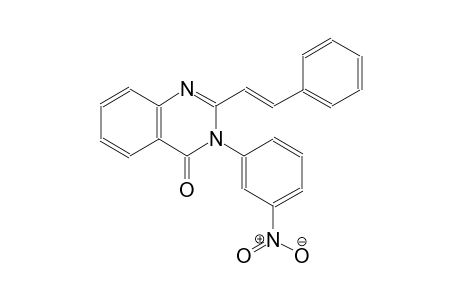 3-(3-nitrophenyl)-2-[(E)-2-phenylethenyl]-4(3H)-quinazolinone