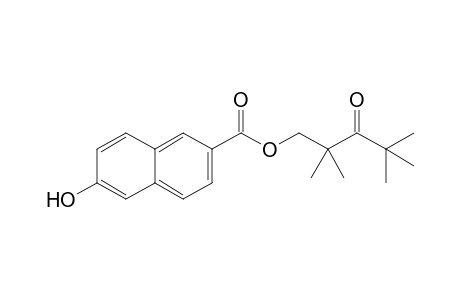 2,2,4,4-Tetramethyl-3-oxopentyl 7-hydroxynaphthalen-3-carboxylate