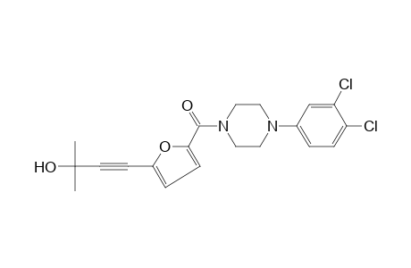 [4-(3,4-dichlorophenyl)-1-piperazinyl]-[5-(3-hydroxy-3-methylbut-1-ynyl)-2-furanyl]methanone