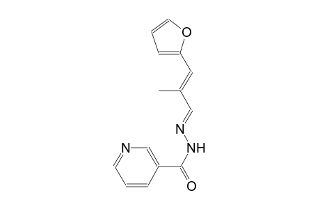 N'-[(E,2E)-3-(2-furyl)-2-methyl-2-propenylidene]nicotinohydrazide