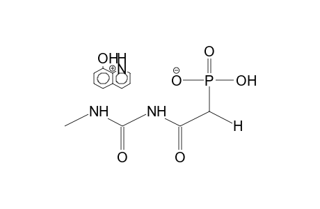 2-N-(N-METHYLUREIDO)-2-OXOETHYLPHOSPHONIC ACID, 8-HYDROXYQUINOLINIUMSALT