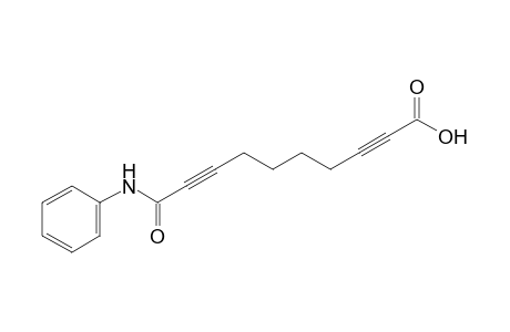 10-anilino-10-keto-deca-2,8-diynoic acid