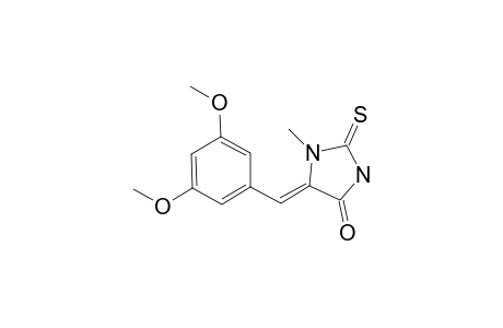 (5Z)-5-(3,5-DIMETHOXYBENZYLIDENE)-1-METHYL-2-THIOXOIMIDAZOLIDIN-4-ONE
