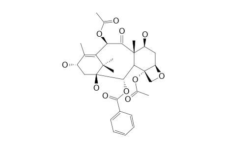 BACCATIN-III;2-ALPHA-BENZOXY-4-ALPHA,10-BETA-DIACETOXY-1-BETA,7-BETA,13-ALPHA-TRIHYDROXY-9-DEHYDROTAX-11-ENE