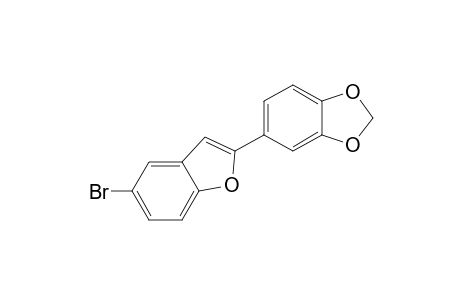 2-(3,4-Methylenedioxyphenyl)-5-bromobenzofuran