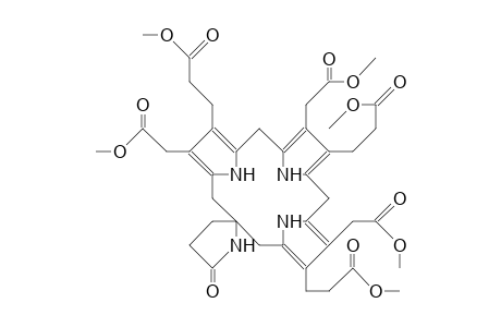 1,3-(2,7,12-Tris[2-methoxycarbonylethyl]-3,8,13-tris[methoxycarbonylmethyl]-10,15,16,17-tetrahydro-5H-tripyrrin-1,14-di