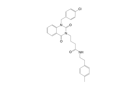 4-(1-(4-chlorobenzyl)-2,4-dioxo-1,4-dihydro-3(2H)-quinazolinyl)-N-[2-(4-methylphenyl)ethyl]butanamide