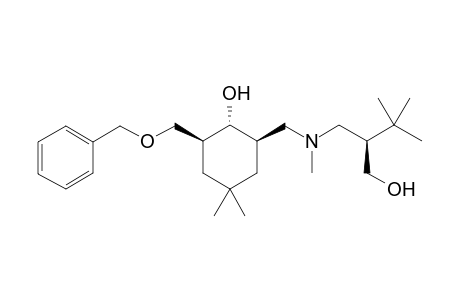 (1R,2R,6S)-2-[[[(2R)-2-(hydroxymethyl)-3,3-dimethyl-butyl]-methyl-amino]methyl]-4,4-dimethyl-6-(phenylmethoxymethyl)cyclohexan-1-ol