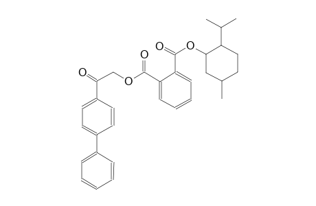 1,2-benzenedicarboxylic acid, 1-(2-[1,1'-biphenyl]-4-yl-2-oxoethyl) 2-[5-methyl-2-(1-methylethyl)cyclohexyl] ester