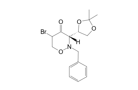 (3S)-2-Benzyl-5-Bromo-3-((S)-2,2-dimethyl-[1,3]dioxolan-4-yl)-[1,2]oxazinan-4-one