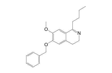 1-BUTYL-6-BENZYLOXY-7-METHOXY-3,4-DIHYDROISOQUINOLINE
