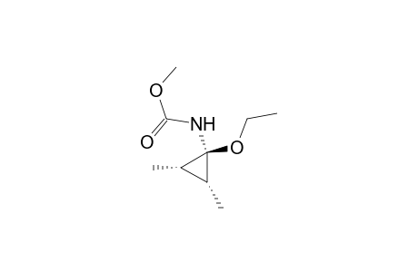 Carbamic acid, (1-ethoxy-2,3-dimethylcyclopropyl)-, methyl ester, (1.alpha.,2.alpha.,3.alpha.)-