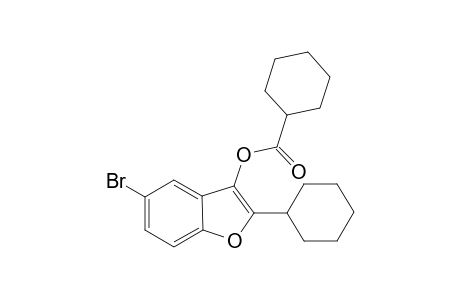 5-Bromo-2-cyclohexylbenzofuran-3-yl cyclohexanecarboxylate