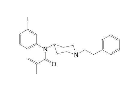 N-(3-Iodophenyl)-2-methyl-N-[1-(2-phenylethyl)piperidin-4-yl]prop-2-enamide