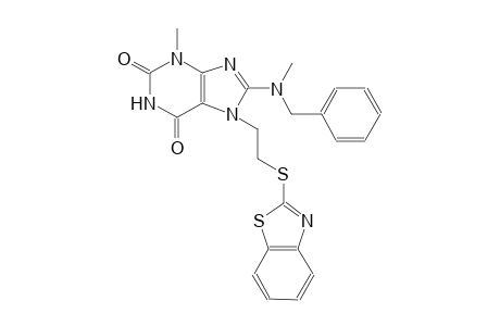 7-[2-(1,3-benzothiazol-2-ylsulfanyl)ethyl]-8-[benzyl(methyl)amino]-3-methyl-3,7-dihydro-1H-purine-2,6-dione