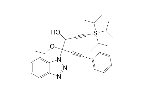 4-(1-benzotriazolyl)-4-ethoxy-6-phenyl-1-tri(propan-2-yl)silyl-3-hexa-1,5-diynol