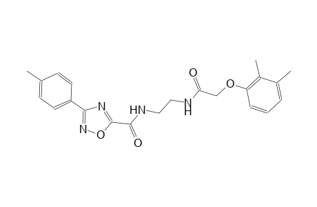 1,2,4-oxadiazole-5-carboxamide, N-[2-[[2-(2,3-dimethylphenoxy)acetyl]amino]ethyl]-3-(4-methylphenyl)-
