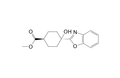 (1r,4r)-1-(2-Benzoxazolyl)-4-(methoxycarbonyl)cyclohexanol