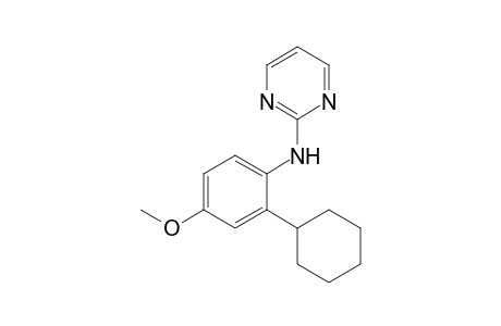 N-(2-Cyclohexyl-4-methoxyphenyl)pyrimidin-2-amine