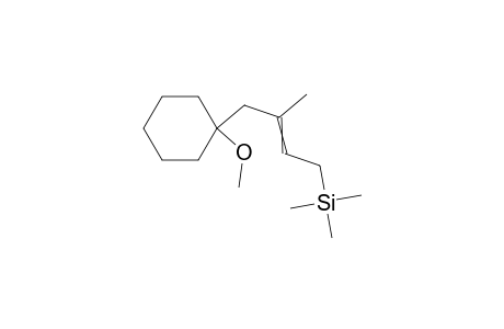 (z)-3-methyl-4-(1-methoxycyclohexyl)-2-butenyltrimethylsilane