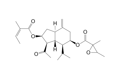 3-Angeloyloxy-8-epoxyangeloyloxy-10(14)-oplopen-4-one