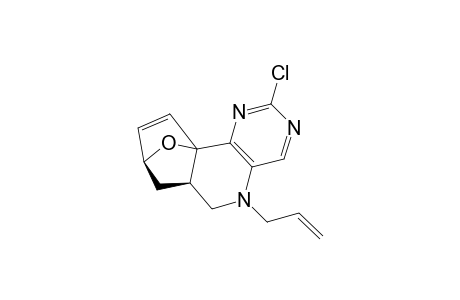 (+-)-(6aR,8S)-5-Allyl-2-chloro-5,6,6a,7,8,10a-hexahydro-8,10a-epoxypyrimido[5,4-c]isoquinoline