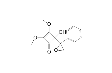 2,3-Dimethoxy-4-hydroxy-4-(2-phenyloxiranyl)-2-cyclobuten-1-one