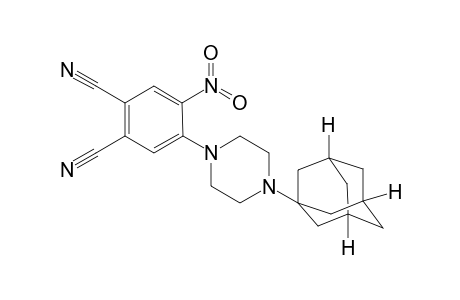 1,2-Benzenedicarbonitrile, 4-nitro-5-(4-tricyclo[3.3.1.1(3,7)]dec-1-yl-1-piperazinyl)-