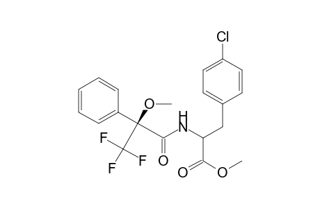 DL-Phenylalanine, 4-chloro-N-(3,3,3-trifluoro-2-methoxy-1-oxo-2-phenylpropyl)-, methyl ester, (S)-