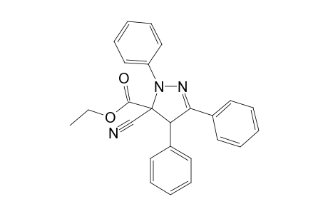 5-CYANO-5-ETHOXYCARBONYL-1,3,4-TRIPHENYL-2-PYRAZOLINE