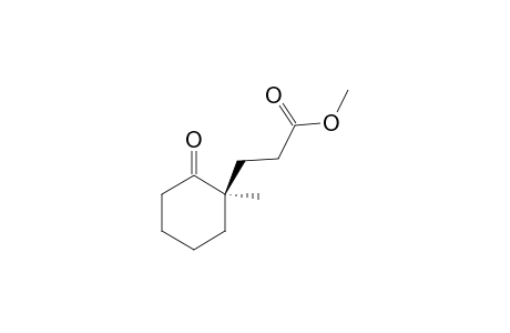 (+)-Methyl (R)-3-(1-methyl-2-oxocyclohexyl)propionate