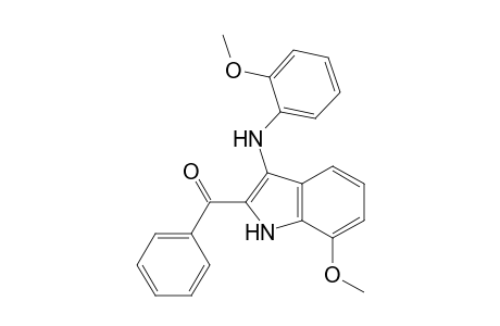 2-Benzoyl-7-methoxy-3-(2-methoxyphenylamino)-1h-indol