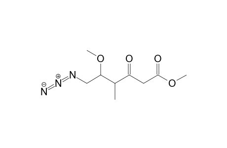 6-Azido-5-methoxy-4-methyl-3-oxohexanoic acid methyl ester