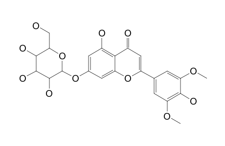 TRICIN_7-O-BETA-D-GLUCOPYRANOSIDE