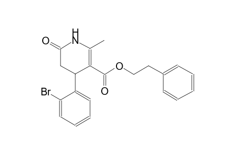 2-phenylethyl 4-(2-bromophenyl)-2-methyl-6-oxo-1,4,5,6-tetrahydro-3-pyridinecarboxylate