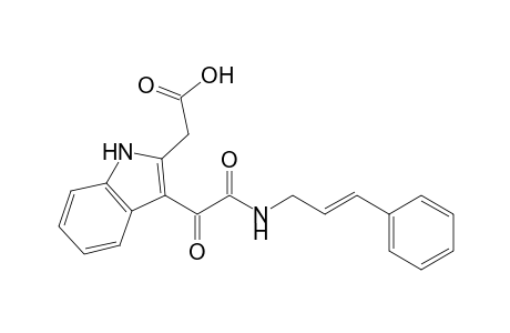 3-[(N-Cinnamylamino)glyoxylyl]indole-2-acetic Acid