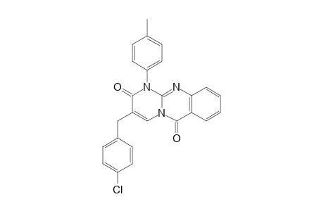 3-(4-Chlorobenzyl)-1-p-tolyl-1H-pyrimido[2,1-b]quinazoline-2,6-dione