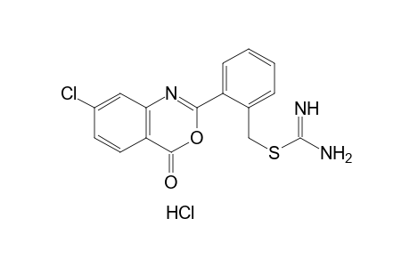 2-[o-(7-chloro-4-oxo-4H-3,1-benzoaxazin-2-yl)benzyl]-2-thiopseudourea, monohydrochloeide