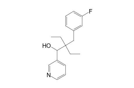 3-Pyridinemethanol, alpha-[1-ethyl-1-[(3-fluorophenyl)methyl]propyl]-