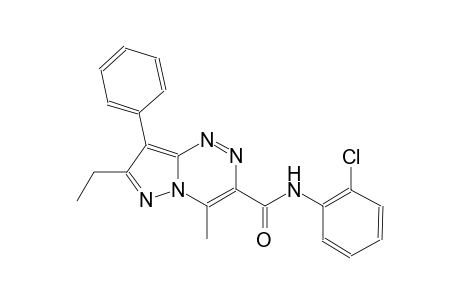 pyrazolo[5,1-c][1,2,4]triazine-3-carboxamide, N-(2-chlorophenyl)-7-ethyl-4-methyl-8-phenyl-
