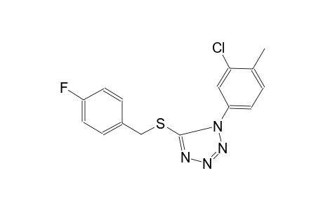 1H-tetrazole, 1-(3-chloro-4-methylphenyl)-5-[[(4-fluorophenyl)methyl]thio]-