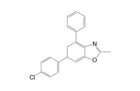 6-(4-chlorophenyl)-2-methyl-4-phenyl-5,6-dihydro-1,3-benzoxazole