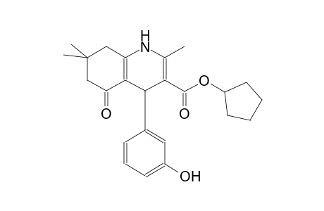 cyclopentyl 4-(3-hydroxyphenyl)-2,7,7-trimethyl-5-oxo-1,4,5,6,7,8-hexahydro-3-quinolinecarboxylate